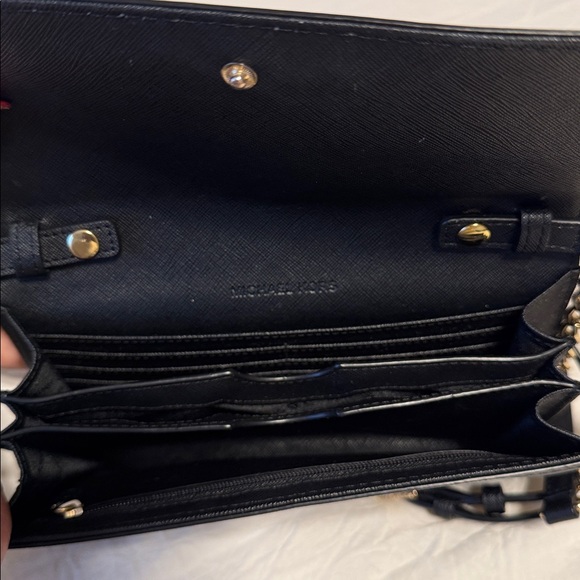 Michael Kors Black and Gold Crossbody Bag - Picture 3 of 3